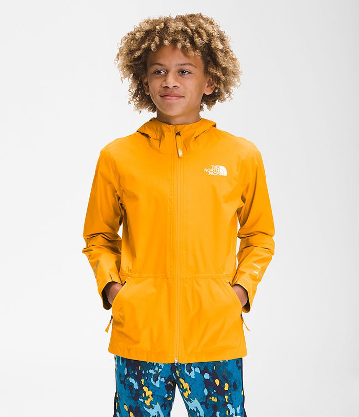 The North Face Jacket Alta Vista Rain Gold - Boys - Thailand DZUNV-9413